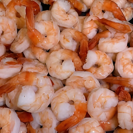 Peeled & Blanched Tail-On Shrimps 